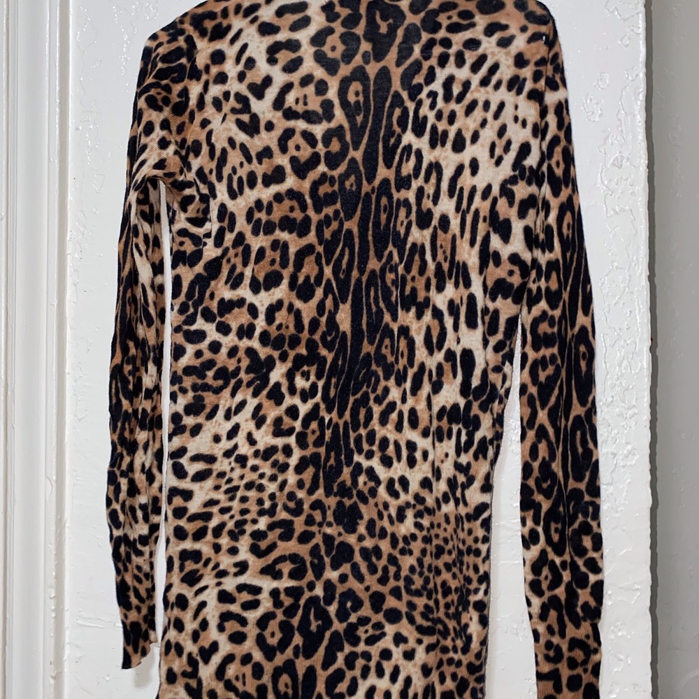 Leopard Print Cardigan - Picture 2 of 5